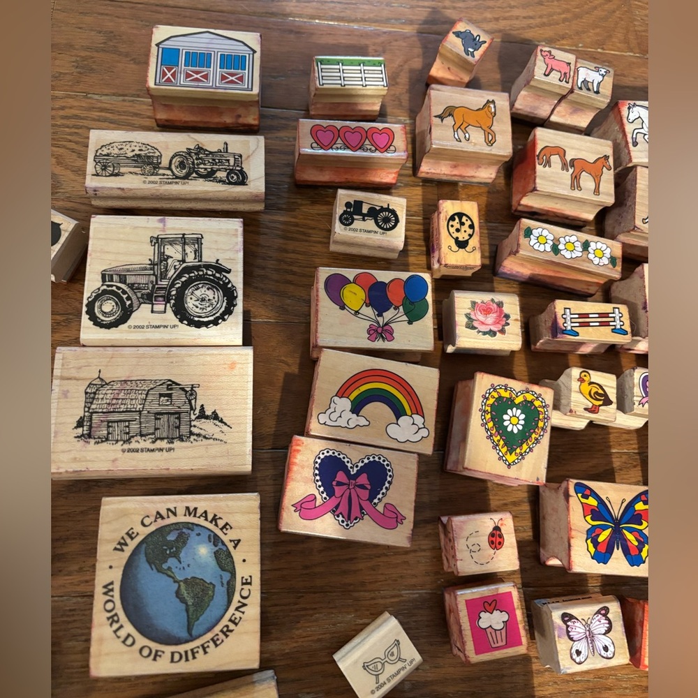 Huge lot of rubber stamps !!! - Picture 3 of 5